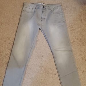 33x30 slim gray stretch jeans